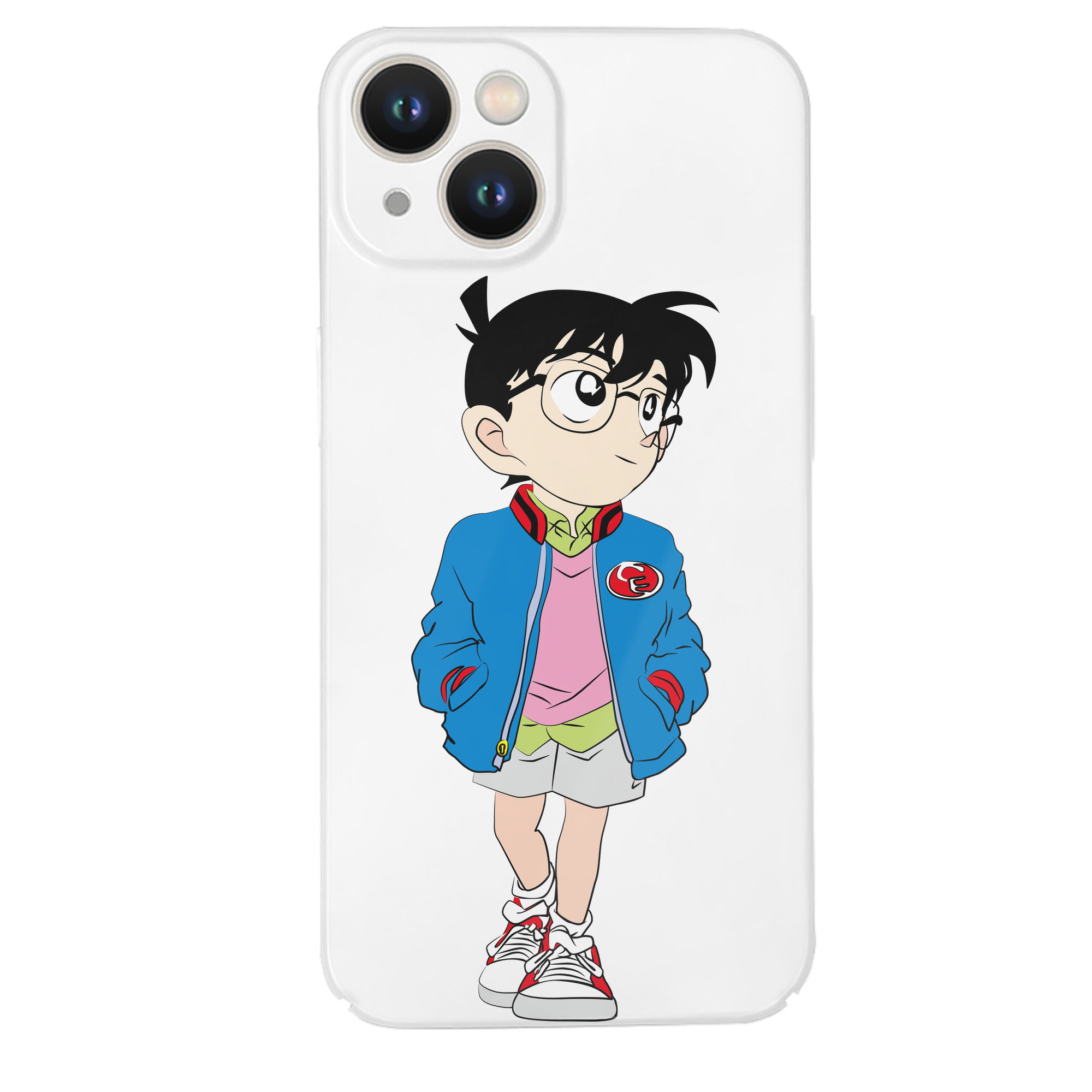 （画像用） 名探偵コナン 江戸川 コナン Detective Conan Conan Edogawa 【iPhone 14シリーズ対応】ハードケース
